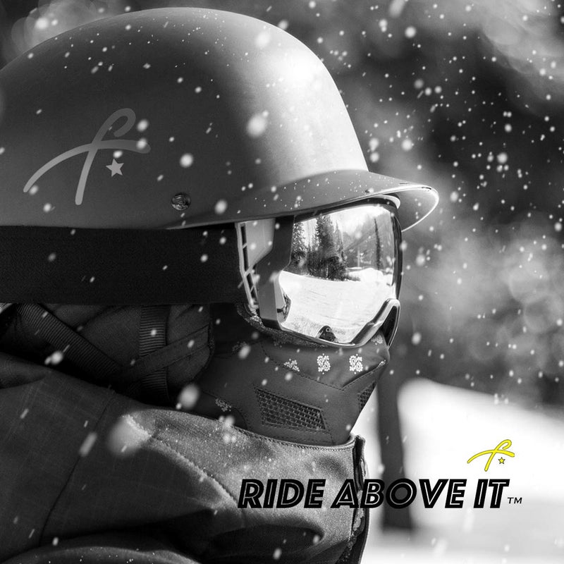 Grace Folly Half Face Mask for Cold Winter Weather. Use this Half Balaclava for Snowboarding, Ski, Motorcycle. (Many Colors)(Bandana- BW) - Image 5